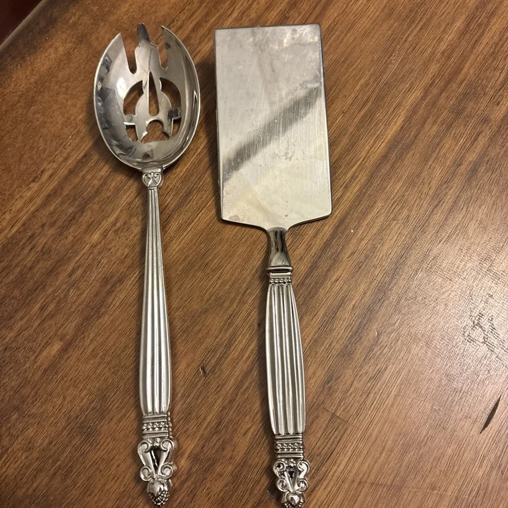 Godinger Olde Copenhagen Silver plate Hostess Serving Pieces - Lot Of 2